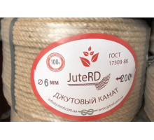 Джутовий канат 6 мм 200 метрів 1 клас RD