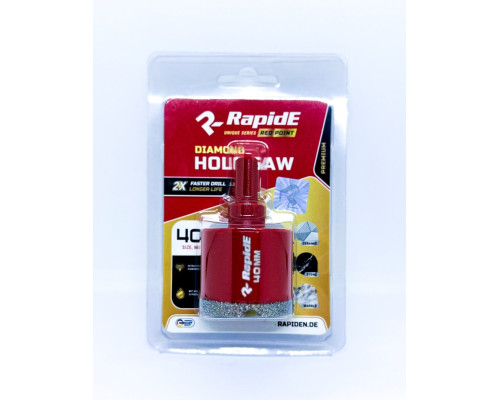 Коронка алмазная Rapide Red Point EVO 35 мм 