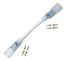 Конектор для свiтлодiодних стрiчок 220В 3528/5730-60 (2роз'єма-дрiт + 2pin (2шт.))