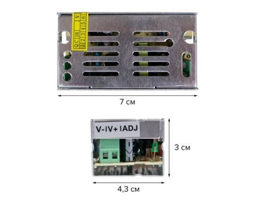Блок питания OEM DC12 15W 1,25А TR15-12