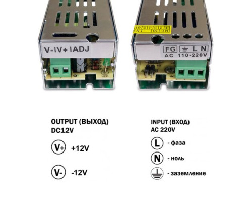Блок питания OEM DC12 15W 1,25А TR15-12