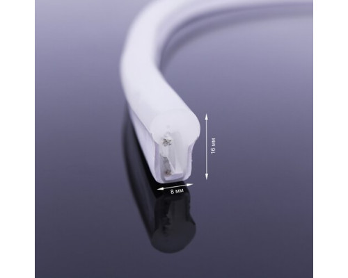 Світлодіодна стрічка NEON 12В JL 2835-120 B IP65 синій, герметичная, 1м