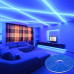 Світлодіодна стрічка NEON 12В JL 2835-120 B IP65 синій, герметичная, 1м