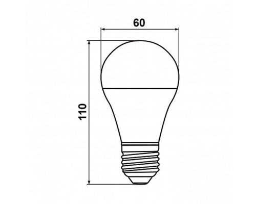 Светодиодная лампа Biom BT-509 A60 10W E27 3000К матовая