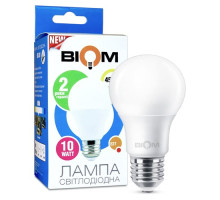 Светодиодная лампа Biom BT-510 A60 10W E27 4500К матовая