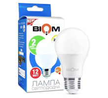 Светодиодная лампа Biom BT-511 A60 12W E27 3000К матовая