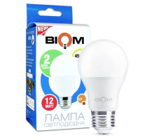 Светодиодная лампа Biom BT-512 A60 12W E27 4500К матовая