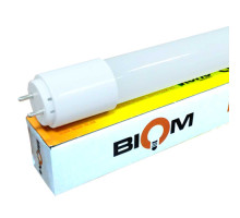 Свiтлодiодна лампа Biom T8-GL-1200-18W CW 6200К G13 скло матове