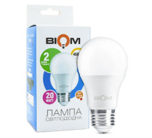 Светодиодная лампа Biom BT-520 A80 20W E27 4500К матовая