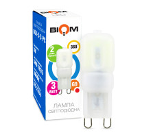 Свiтлодiодна лампа Biom G9 3W 2835 PC 3000K AC220