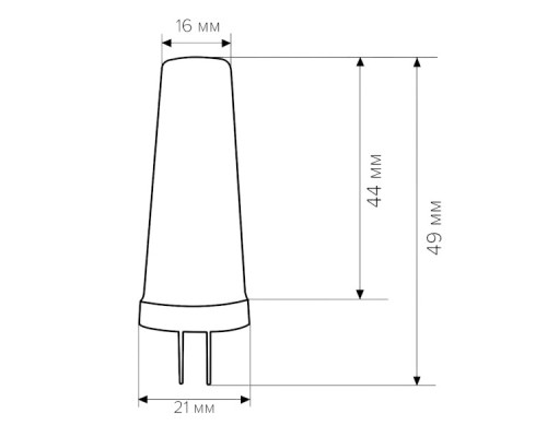 Світлодіодна лампа Biom G4-5W-2508-3000K AC220