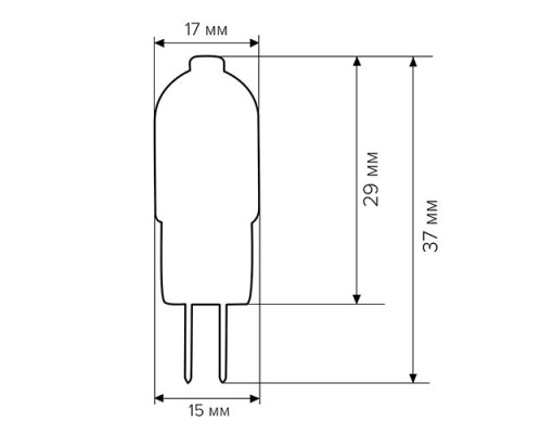 Світлодіодна лампа Biom G4 2W 2835 PC 4500K AC220