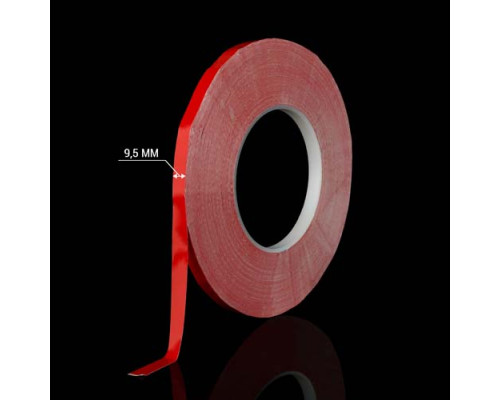 Скотч AT-2s-200-95-50-RED (9,5мм х 50м) тканевая основа, красный