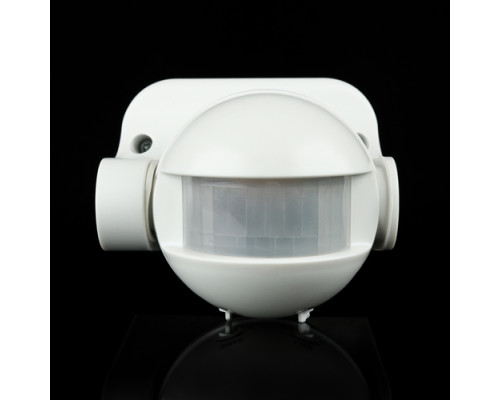 Інфрачервоний датчик руху BIOM IRM-04W max 1200Вт 180°, настінний, білий