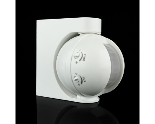 Інфрачервоний датчик руху BIOM IRM-04W max 1200Вт 180°, настінний, білий