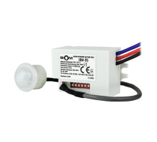Інфрачервоний датчик руху BIOM IRM-05 max 100Вт 360°, врізний, білий