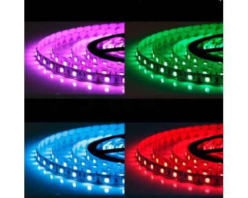 Светодиодная лента OEM ST-12-5050-60-RGB-65, герметичная, 1м