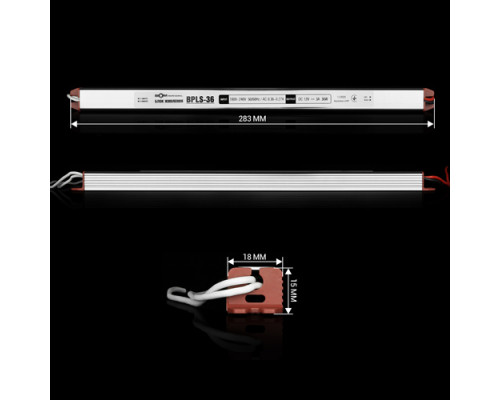 Блок питания BIOM Professional DC12 36W BPLS-36-12 3А stick