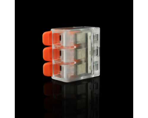 Клемма быстрого монтажа WT-463 3 входа 32А 400В 0.14-4mm2