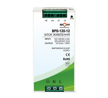 Блок питания Biom Professional DC12 120W BPD-120-12 10A под DIN-рейку