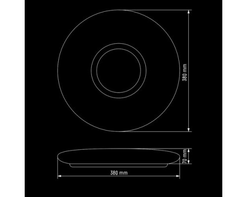 Светильник светодиодный Biom SMART SML-R07-50/2 3000-6000K 50Вт с д/у