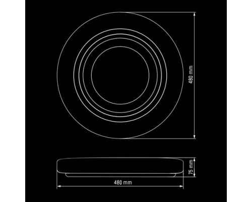 Светильник светодиодный Biom SMART SML-R11-80/2 3000-6000K 80Вт с д/у