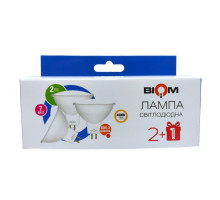Светодиодная лампа Biom BT-562/3 MR16 7W GU5.3 4500К матовая (комплект 3шт.)