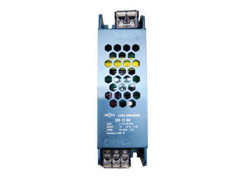 Блок питания BIOM DC12 60W 5А LED-12-60