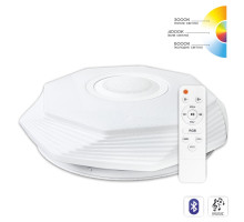 Світильник світлодіодний Biom SMART SML-R46-70-M-RGB 3000-6000K 70Вт с д/к муз. BT APP