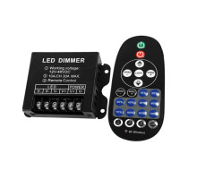 Диммер OEM D-30A-RF23-B DC12-48V (10А 3 канала) черный
