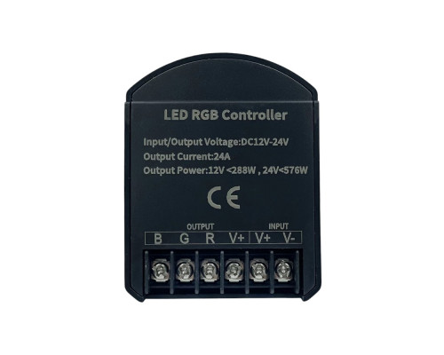Контроллер RGB OEM C-24-RF8-T-B (8A*3кан) черный