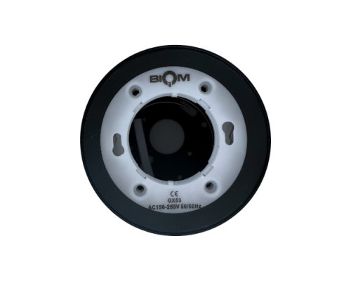 Світильник BIOM SP-G06R-B-AL накладний для лампи GX53 чорний