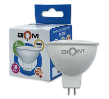 Светодиодная лампа Biom BT-709 MR16 10W GU5.3 3000К матовая