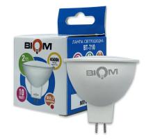 Светодиодная лампа Biom BT-710 MR16 10W GU5.3 4500К матовая