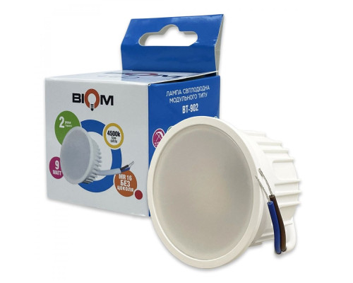 Светодиодная лампа Biom BT-902 MR16 9W модуль 4500К матовый 120