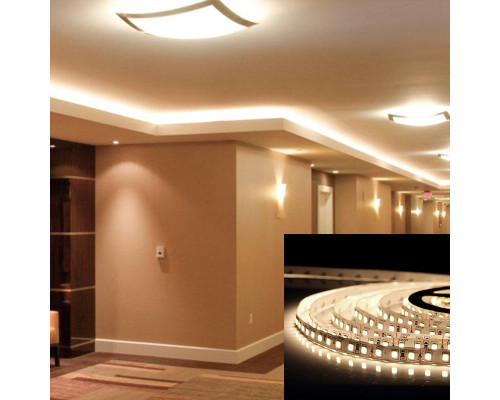 Світлодіодна стрічка B-LED 24V 2835-120 NW IP20 4500К, негерметична, 1м