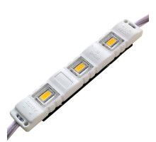 Свiтлодiодний модуль BRT M2 5630-3 led W 1,5W 6500K, 12В, IP65 бiлий закритий з лiнзой