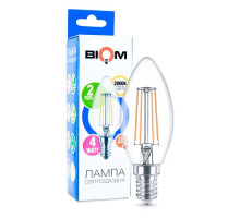 Свiтлодiодна лампа Biom FL-305 C37 4W E14 2800K