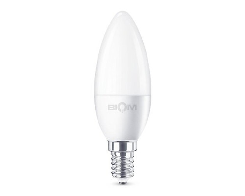 Светодиодная лампа Biom BT-589 C37 9W E14 4500К матовая