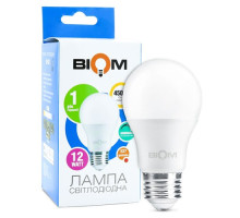 Светодиодная лампа Biom BT-532 A60 12W E27 4500К switch dimmable матовая