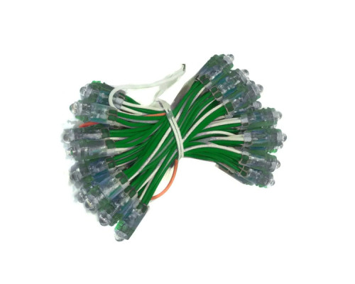 Светодиод быстрого монтажа JL 0,1W, 12В, IP65 зеленый