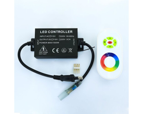 Контроллер RGB Neon 220B 1200W-RF5-N