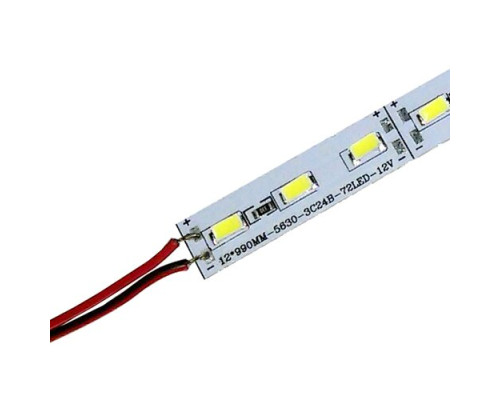 Светодиодная линейка BRT 5630-72 led G 24W, 12В, IP20 зеленая со скотчем