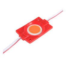 Світлодіодний модуль BRT COB 2.4W круглий RED, 12В, IP65 червоний