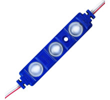 Світлодіодний модуль BRT XG192 5630-3 led W 1,5W BLUE, 12В, IP65 синій з лінзою напівсфера