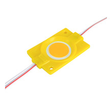 Світлодіодний модуль BRT COB 2.4W круглий YELLOW, 12В, IP65 жовтий