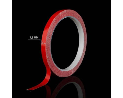 Скотч AT-2s-200-78-10-RED (7,8мм х 10м) тканевая основа, красный