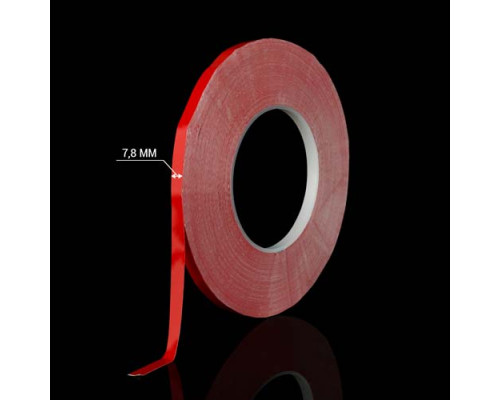 Скотч AT-2s-200-78-50-RED (7,8мм х 50м) тканевая основа, красный