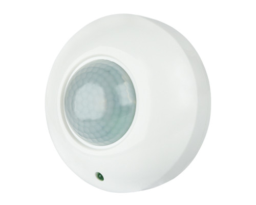 Инфракрасный датчик движения BIOM IRM-03W max 1200Вт 360°, потолочный, белый