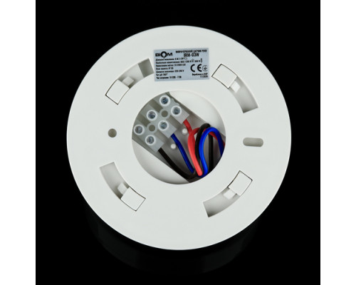 Инфракрасный датчик движения BIOM IRM-03W max 1200Вт 360°, потолочный, белый
